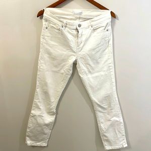 LOFT White Crop Jegging